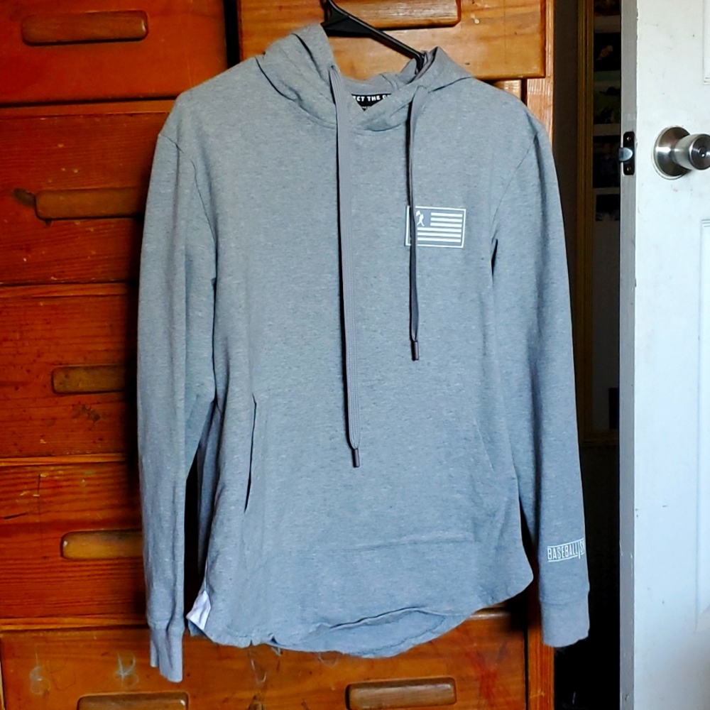COPY - COPY - Baseballism hoodie, save medium, color gray